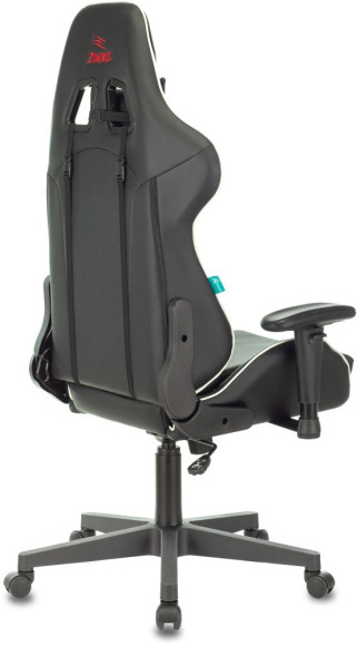 Кресло игровое Zombie Z4 черный/красный экокожа крестов. пластик