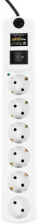 Сетевой фильтр Most HPw 5м (6 розеток) белый (коробка)