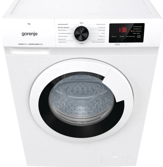 Стиральная машина Gorenje WHE60SFS класс: A+++ загр.фронтальная макс.:6кг белый