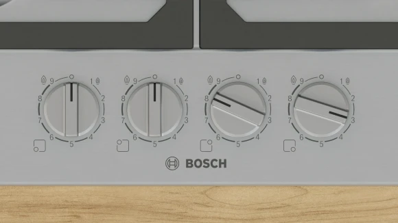 Газовая варочная поверхность Bosch PCP6A5I90M нержавеющая сталь