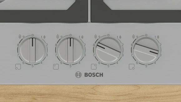 Газовая варочная поверхность Bosch PCP6A5I90M нержавеющая сталь