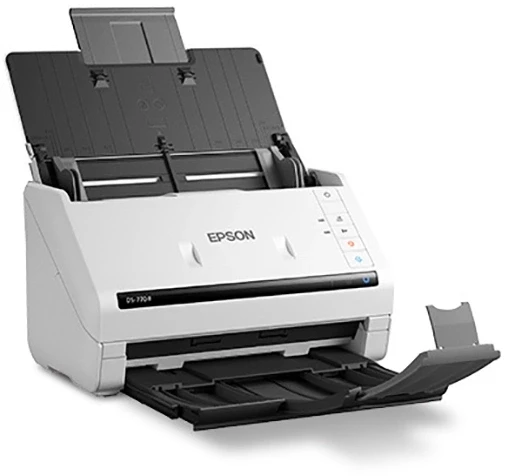 Сканер протяжный Epson WorkForce DS-770II (B11B262401/501) A4 белый/черный Сканер протяжный Epson WorkForce DS-770II (B11B262401/501) A4 белый/черный