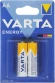 Батарея Varta Energy LR6 Alkaline AA (2шт) блистер