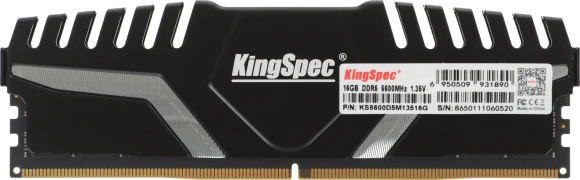 Память DDR5 32GB 4800MHz Kingspec KS4800D5M11032G RTL Gaming PC5-38400 CL40 DIMM 288-pin 1.1В single rank с радиатором Ret