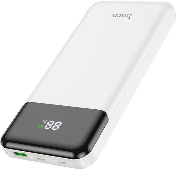 Мобильный аккумулятор Hoco J102 Cool figure 10000mAh QC3.0/PD3.0 20W 3A USB-A/USB-C белый (J102 COOL FIGURE WHITE) Мобильный аккумулятор Hoco J102 Cool figure 10000mAh QC3.0/PD3.0 20W 3A USB-A/USB-C белый (J102 COOL FIGURE WHITE)
