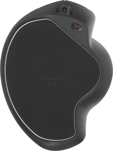 Трекбол Logitech Trackball MX Ergo S графитовый оптическая 2048dpi silent беспров. BT/Radio USB 8but (910-007261)