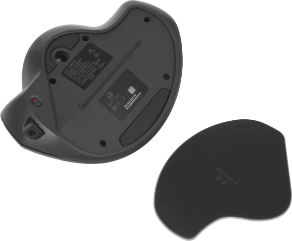 Трекбол Logitech Trackball MX Ergo S графитовый оптическая 2048dpi silent беспров. BT/Radio USB 8but (910-007261)