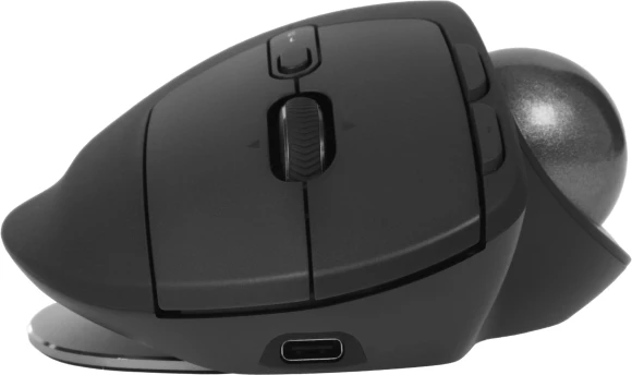 Трекбол Logitech Trackball MX Ergo S графитовый оптическая 2048dpi silent беспров. BT/Radio USB 8but (910-007261)