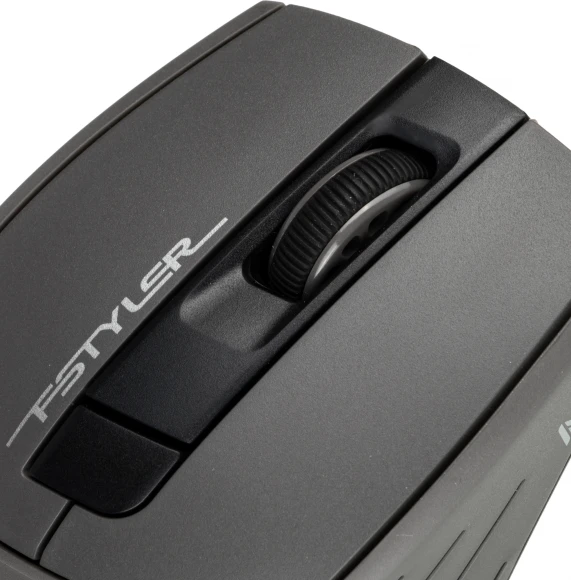 Мышь A4Tech Fstyler FG30S серый оптическая 2000dpi silent беспров. USB 6but (FG30S GREY)
