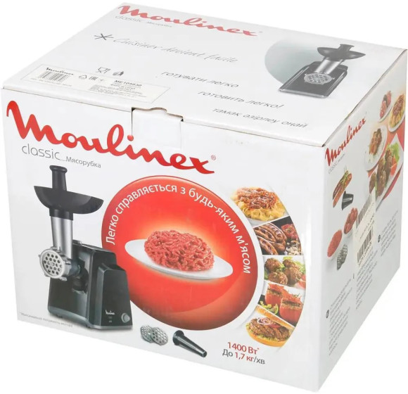Мясорубка Moulinex ME105830 1400Вт черный