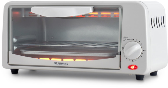 Мини-печь Starwind SMO2041 6л. 650Вт белый
