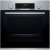 Духовой шкаф Электрический Bosch HIJ517YS0R нержавеющая сталь/черный