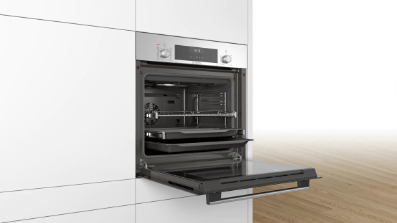 Духовой шкаф Электрический Bosch HIJ517YS0R нержавеющая сталь/черный Духовой шкаф Электрический Bosch HIJ517YS0R нержавеющая сталь/черный