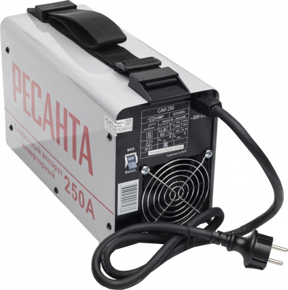 Сварочный аппарат Ресанта САИ-250 инвертор ММА DC 9.5кВт