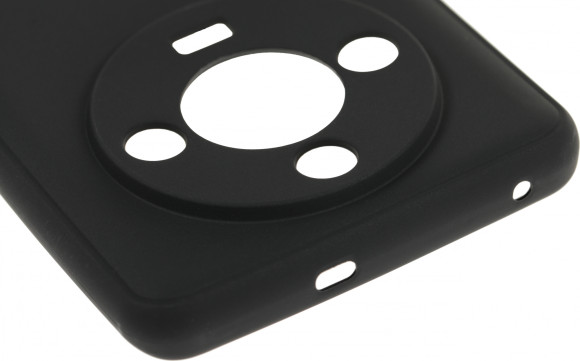 Чехол (клип-кейс) BoraSCO для Realme 11 Pro/11 Pro+ Silicone Case черный (72183)