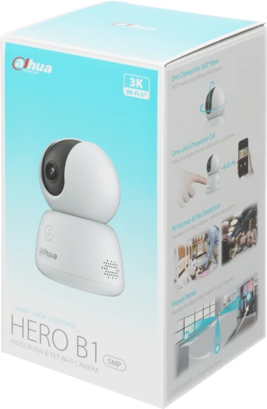 Камера видеонаблюдения IP Dahua DH-IPC-H5BP-0280B Wi-Fi 2.8-2.8мм цв. корп.:белый (DH-H5B)