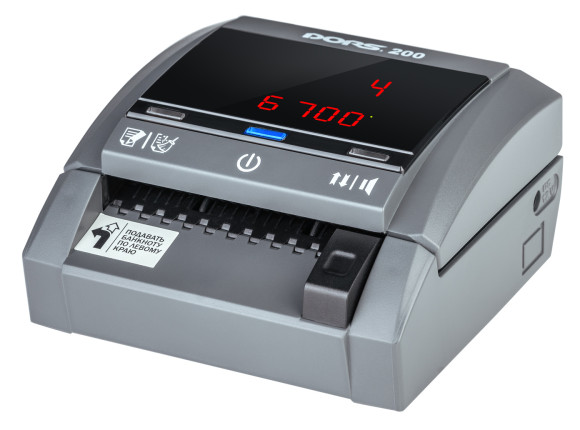 Детектор банкнот Dors 200 АКБ автоматический АКБ (FRZ-041626)