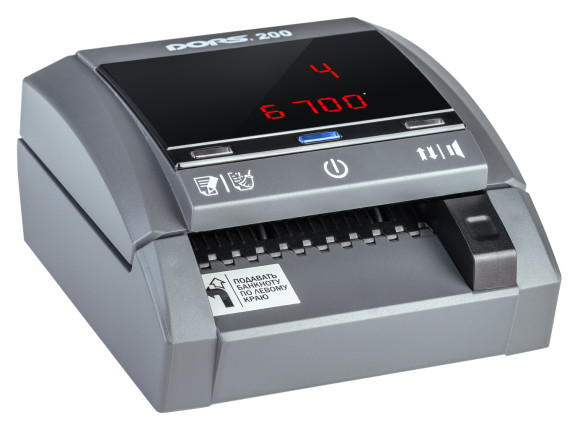 Детектор банкнот Dors 200 АКБ автоматический АКБ (FRZ-041626)