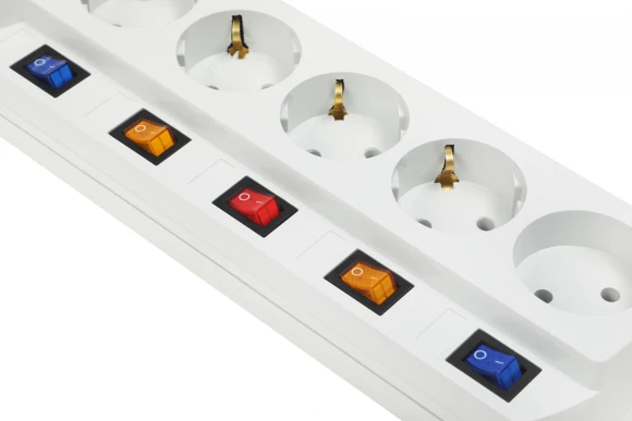 Сетевой фильтр Most EHV 2м (5 розеток) белый (коробка)