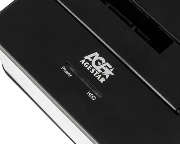 Док-станция для HDD AgeStar 3UBT7 SATA III USB3.0 пластик/алюминий серебристый 1