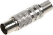 Штекер антенный Premier 4-010/1 Coax (m) серебристый Штекер антенный Premier 4-010/1 Coax (m) серебристый