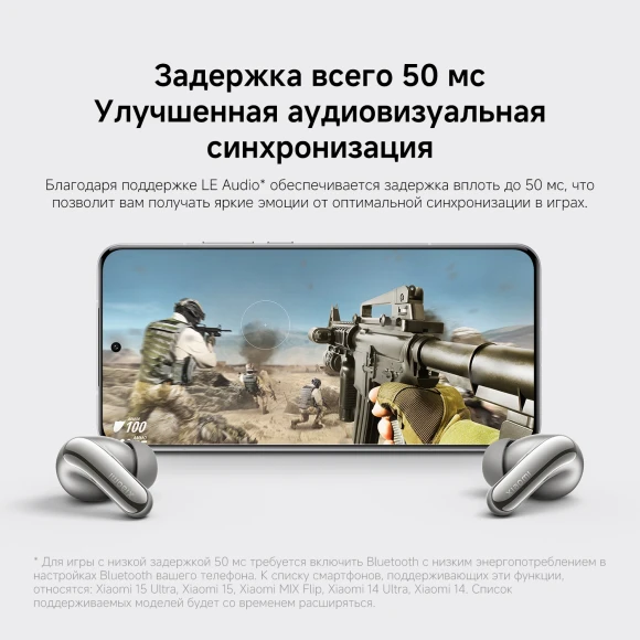 Гарнитура внутриканальные Xiaomi Buds 5 Pro BT титан беспроводные bluetooth в ушной раковине (BHR9640GL) Гарнитура внутриканальные Xiaomi Buds 5 Pro BT титан беспроводные bluetooth в ушной раковине (BHR9640GL)