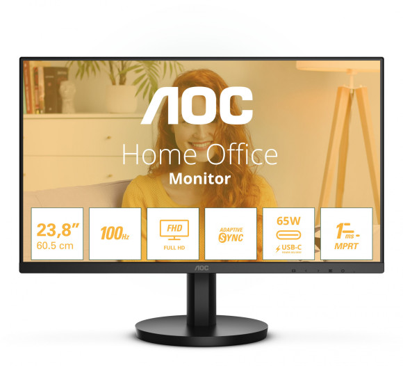 Монитор AOC 27" 27B36H3 черный IPS LED 16:9 HDMI матовая 1500:1 300cd 178гр/178гр 1920x1080 120Hz VGA FHD 3.4кг