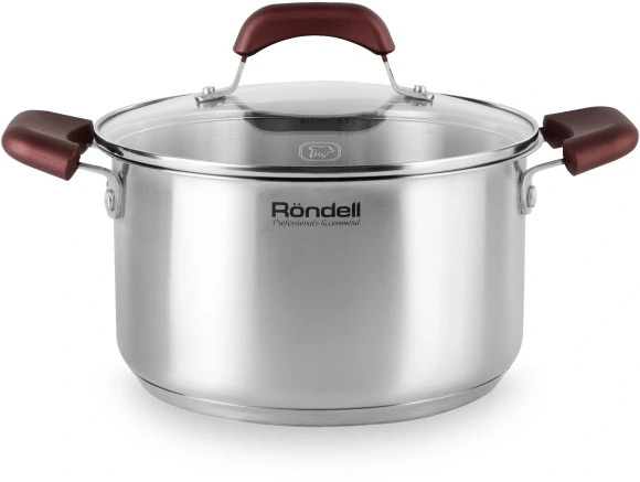 Кастрюля Rondell Bojole RDS-736 3.3л. d=20см (с крышкой) стальной Кастрюля Rondell Bojole RDS-736 3.3л. d=20см (с крышкой) стальной