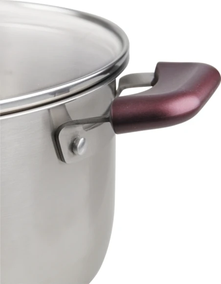 Кастрюля Rondell Bojole RDS-736 3.3л. d=20см (с крышкой) стальной Кастрюля Rondell Bojole RDS-736 3.3л. d=20см (с крышкой) стальной