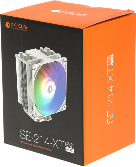 Устройство охлаждения(кулер) ID-Cooling SE-214-XT ARGB Soc-AM5/AM4/1200/1700/1851 белый 4-pin 14-31dB Al+Cu 180W 850gr Ret (SE-214-XT ARGB WHITE) Устройство охлаждения(кулер) ID-Cooling SE-214-XT ARGB Soc-AM5/AM4/1200/1700/1851 белый 4-pin 14-31dB Al+Cu 180W 850gr Ret (SE-214-XT ARGB WHITE)