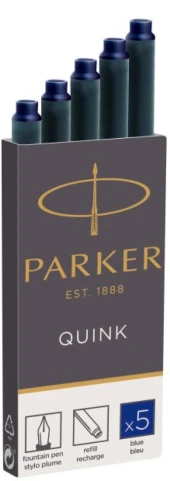 Картридж Parker Quink Z11 (1950384) синие чернила для ручек перьевых (5шт) Картридж Parker Quink Z11 (1950384) синие чернила для ручек перьевых (5шт)
