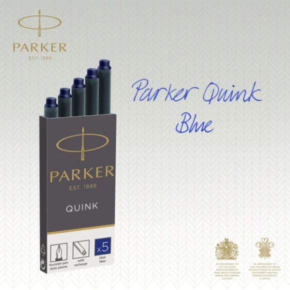 Картридж Parker Quink Z11 (1950384) синие чернила для ручек перьевых (5шт)