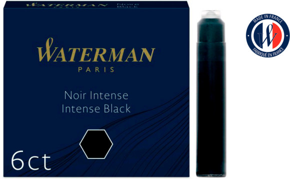 Картридж Waterman International 52011 (S0110940) Intense Black чернила для ручек перьевых (6шт)