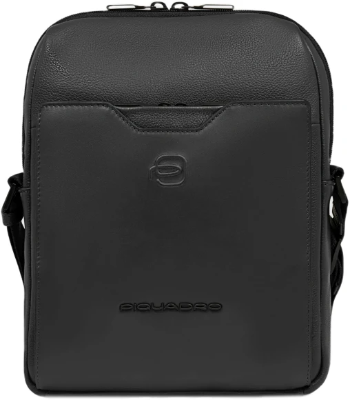 Деловая сумка мужская Piquadro Solm CA7025S141/AV с отделением для ноутбука 14" серая натур.кожа