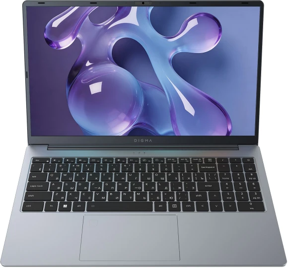 Ноутбук Digma Nova Ryzen 5 3500U 16Gb SSD512Gb AMD Radeon Vega 8 15.6" IPS FHD (1920x1080) Windows 11 Pro grey WiFi BT Cam 6000mAh (DN15R5-ADXW11)