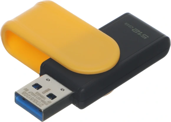 Флеш Диск Kingston 512GB DataTraveler Exodia S DTXS/512GB USB3.0 желтый/черный