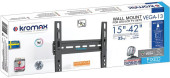 Кронштейн для телевизора Kromax VEGA-13 new черный 15"-42" макс.35кг настенный ультраплоский Кронштейн для телевизора Kromax VEGA-13 new черный 15"-42" макс.35кг настенный ультраплоский
