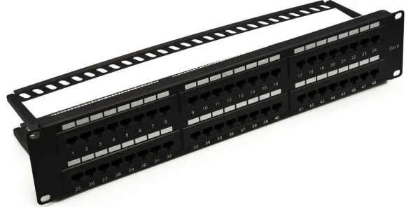Патч-панель Suprlan 10-0431 19" 2U 48xRJ45 кат.5E UTP