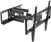 Кронштейн для телевизора Kromax OPTIMA-409 черный 32"-65" макс.45кг настенный поворотно-выдвижной и наклонный Кронштейн для телевизора Kromax OPTIMA-409 черный 32"-65" макс.45кг настенный поворотно-выдвижной и наклонный