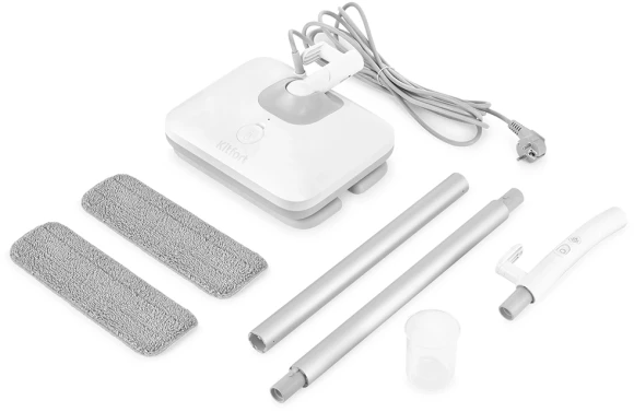 Швабра паровая Kitfort КТ-1020 1250Вт белый