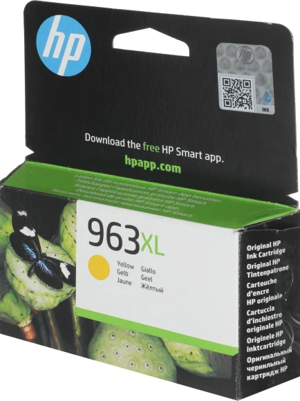 Картридж струйный HP 963XL 3JA29AE желтый (1600стр.) для HP OfficeJet Pro 901x/902x HP