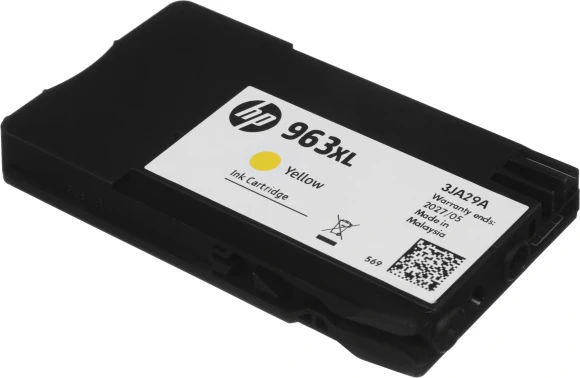 Картридж струйный HP 963XL 3JA29AE желтый (1600стр.) для HP OfficeJet Pro 901x/902x HP