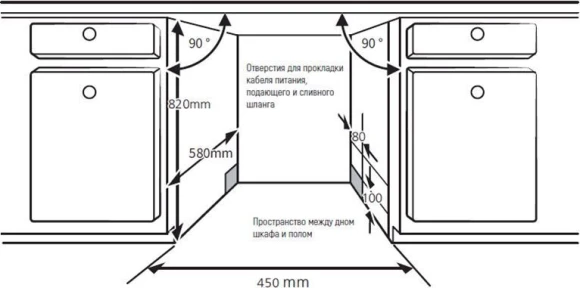 Микроволновая печь Kuppersberg HMW 650 BL 25л. 900Вт черный (встраиваемая)
