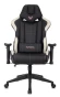 Кресло игровое Zombie VIKING 5 AERO черный/белый экокожа с подголов. крестов. пластик