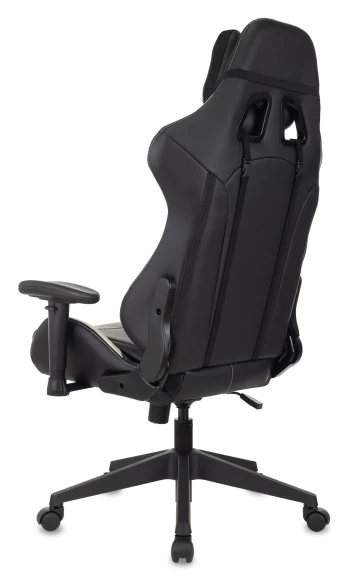 Кресло игровое Zombie VIKING 5 AERO черный/белый экокожа с подголов. крестов. пластик