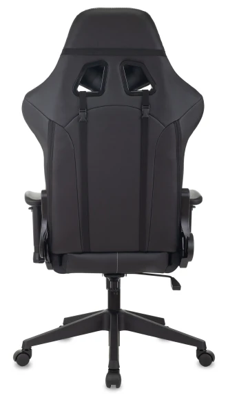 Кресло игровое Zombie VIKING 5 AERO черный/белый экокожа с подголов. крестов. пластик