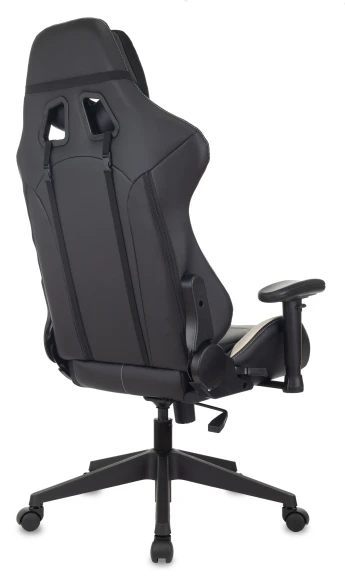 Кресло игровое Zombie VIKING 5 AERO черный/белый экокожа с подголов. крестов. пластик