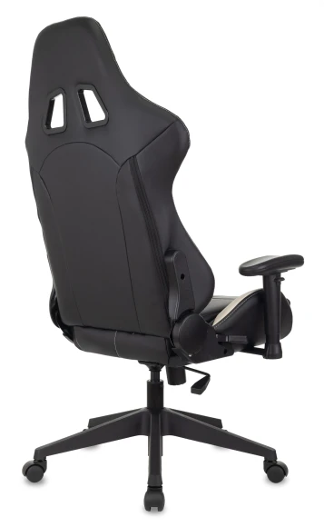 Кресло игровое Zombie VIKING 5 AERO черный/белый экокожа с подголов. крестов. пластик