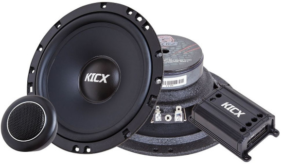 Колонки автомобильные Kicx RX 6.2 250Вт 92дБ 4Ом 16см (6.5дюйм) (ком.:2кол.) компонентные двухполосные