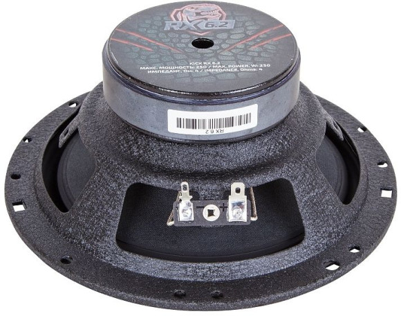 Колонки автомобильные Kicx RX 6.2 250Вт 92дБ 4Ом 16см (6.5дюйм) (ком.:2кол.) компонентные двухполосные